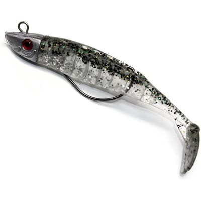 Nep Lokken Jigging Zacht Aas Vissen Lokt 10 cm 15.5g DIY Hoofd Jig Vis T Staart Zeebaars lokken Visgerei 6 Kleuren