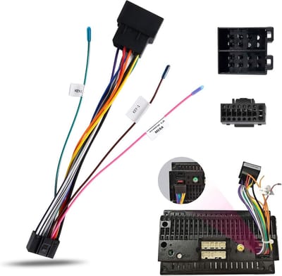16-pins naar ISO Adapterkabel met Stuurwielbediening voor Android Auto Radio