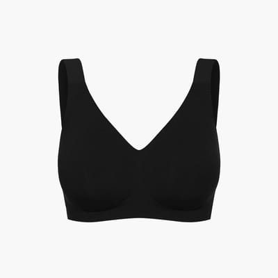 cfab - Comfort Minimizer BH - Zwart - M - BH Zonder Beugel Voorgevormd - Ondergoed - Naadlos