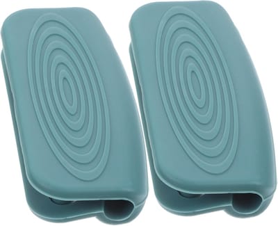 Hittebestendige siliconen handgreep - Handschoenen zonder kookclip - Eenvoudig te installeren - Geschikt voor wok en soeppan (2 stuks)