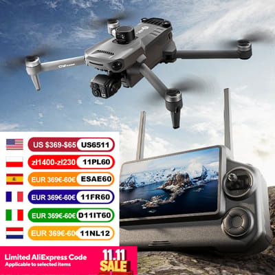 D12 Profesional Drone met 8K HD Camera 3-assige gimbal Luchtfotografie Obstakel vermijden Borstelloze FPV GPS Dron RC Quadcopter