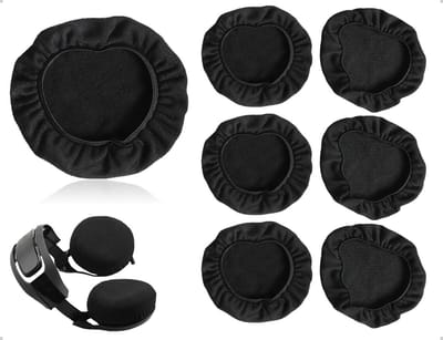 Dailygoods - Set van 6 Wasbare Hoofdtelefoonhoezen voor Comfort en Hygiëne