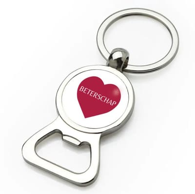 Akyol - beterschap hartje flesopener - Beterschap - iemand die ziek is of iets gebroken heeft - ziek - koorts - snel beter worden - cadeau - beterschap cadeau - kado - gift - geschenk - 9 bij 3 cm