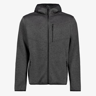Mountain Peak heren outdoor fleece vest grijs - Maat S