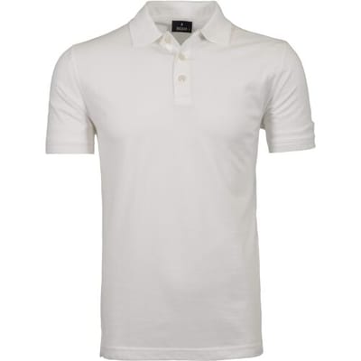 Ragman Piqué Poloshirt Uni No Logo Wit / male