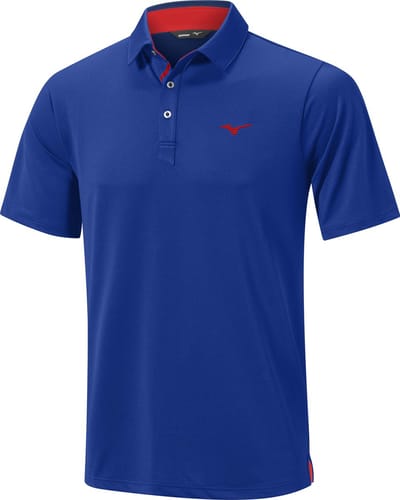 Mizuno golfpolo Quick Dry - blauw - maat XL
