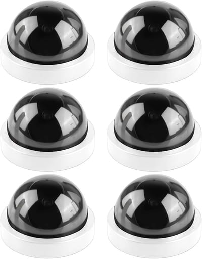 Set van 4 Nep Beveiligingscamera's met Knipperende LED - Realistische Dummy Toezichtcamera