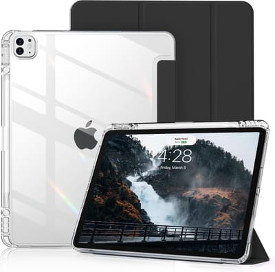 Sounix Tablet hoes Geschikt voor Apple iPad Pro12.9'' (2020/2021/2022) - Hoesje -Zwart