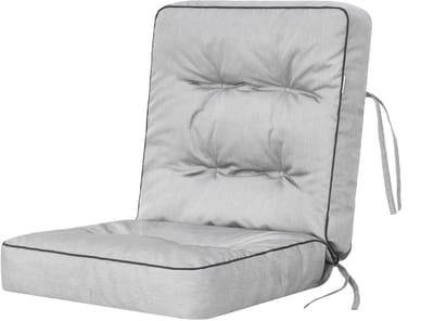 Hobbygarden Tuinkussen Venus Grijs 50x110cm - Waterafstotend - UV bestendig - Geschikt voor tuinstoelen en Tuinbanken