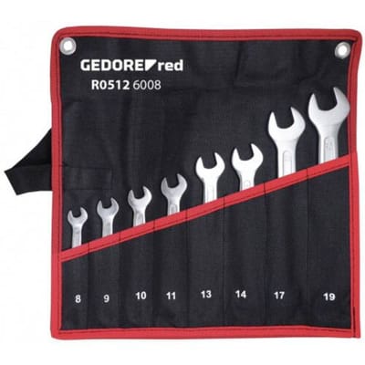 Gedore RED 3301081 R05126008 Dubbele steeksleutelset 8-delig Sleutelbreedte (metrisch) 6 - 9 mm