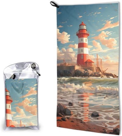 Microvezel Handdoek - Sneldrogende Handdoek Strandlaken - Reizen en Sport - Compact en Lichtgewicht - 80 x 40 cm - Meerkleurig