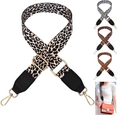 Verstelbare Leoprint Tasriem van 80-130 cm, Ideaal voor Schoudertassen en DIY Projecten, Draagbare en Stijlvolle Tasband