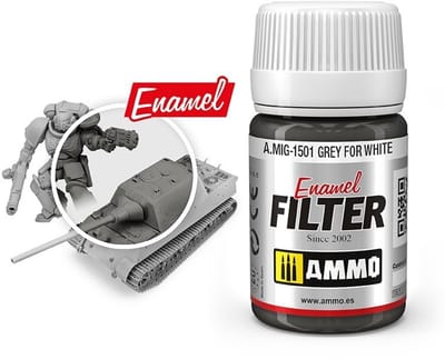 AMMO by Mig Jimenez Modelbouwdecoratie - MIG 1501 Grey For White Effecten potje