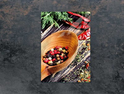 TMK ArtDeko - Snijplank - 35x52 cm - Przyprawy - Veilig - Decoratief