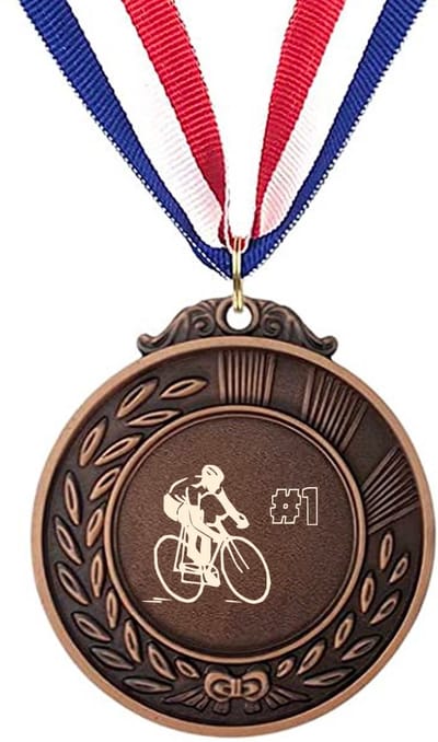 Akyol - wielrennen medaille bronskleuring - Wielrennen - familie vrienden sporters - cadeau