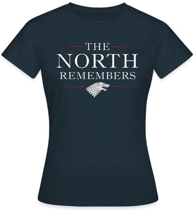 Game Of Thrones The North Remembers T-Shirt Dames