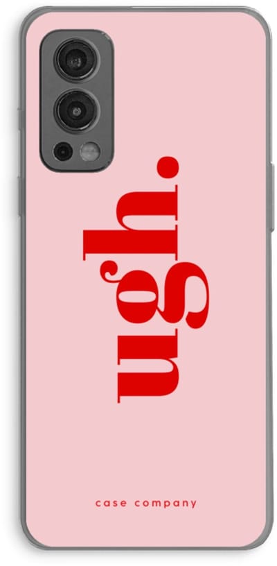 Case Company® - Hoesje geschikt voor OnePlus Nord 2 5G hoesje - Ugh - Soft Cover Telefoonhoesje - Bescherming aan alle Kanten en Schermrand