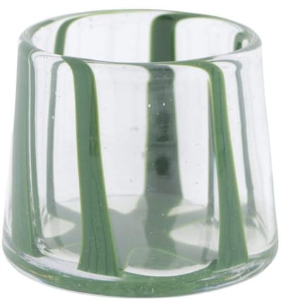 Home Society Waxinelicht houder Twist Groen