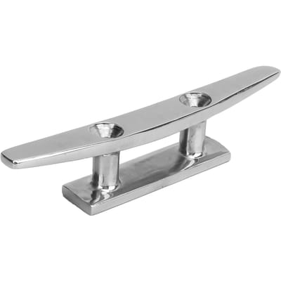 Taquet de quai plat bas de 6 pouces, support de ligne d'ancrage à 2 trous, en acier inoxydable 316 pour la marine