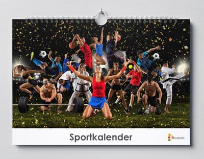 Sport kalender 35x24 cm | Verjaardagskalender
