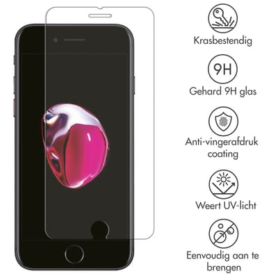 Accezz Screen Protector - Geschikt voor Apple iPhone 8 Plus / 7 Plus - Gehard Glas Screenprotector