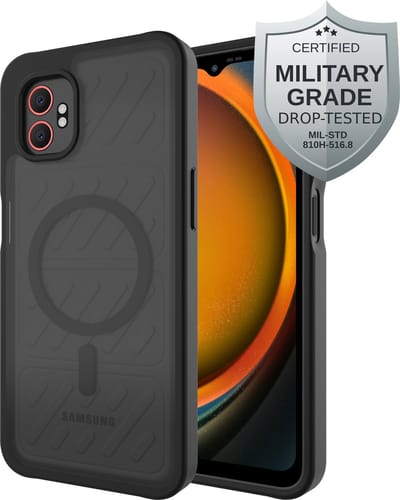 Just in Case hoesje geschikt voor Samsung Galaxy Xcover7 Pro Hoesje geschikt voor MagSafe - Military Grade Backcover - Zwart