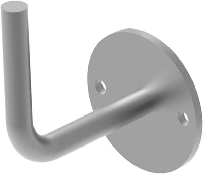 Leuninghouder Roestvrij Staal - Wandsteun Trapleuning - Extra Stabiliteit - Weerbestendig Design - 1 Millimeter - Zilver