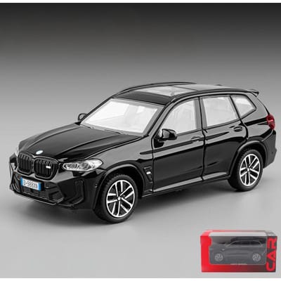 1:32 Bmw X3M Suv Legering Metaal Diecast Modelauto Geluid & Licht Pull Back Collectie Hobby Decoratieve Ornamenten Liefhebbers Cadeau