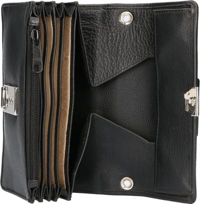 Leather Design Koopmans / Horeca Portemonnee met Muntenbak en Leren Tussenschoten