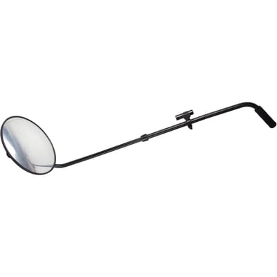 Miroir d'Inspection sous Voiture avec Lumière Manche Télescopique Angle Réglable Loupe Outil de Sécurité Véhicule