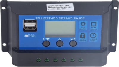 Zonne Laadregelaar - PWM Controller - Energie Beheer - Automatische Identificatie - 12V 24V - Zwart