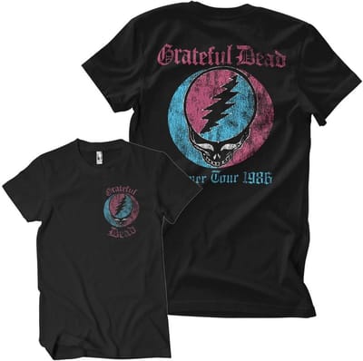 Grateful Dead T-shirt 1986 Summer Tour T-shirt WMX-1-GD006-H95-8
