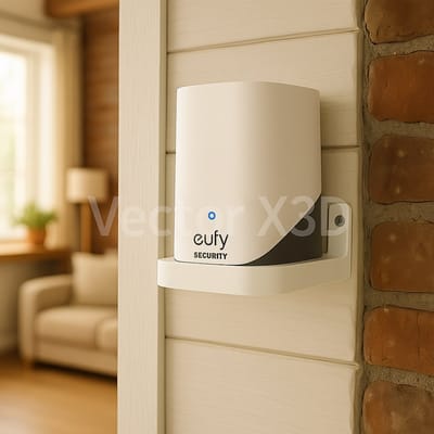 Muurbeugel voor Eufy Homebase 3 / V3 Inclusief Bevestigingsmateriaal - Wit - Hoge Kwaliteit - Security S380 Wand Ophang Beugel Muur Houder Wandhouder