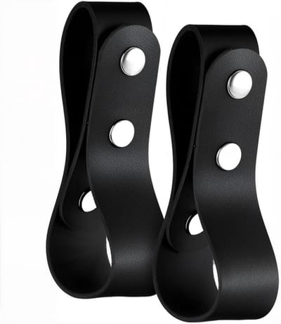 Verstelbare PU Leren Rijdstokhouders, Handgemaakt voor Cosplay en Halloween, Perfect voor Kostuums en Rijdaccessoires