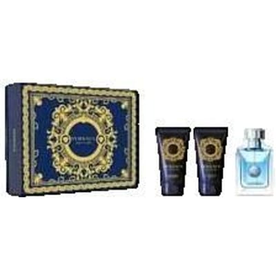 Versace pour Homme Giftset - 50 ml eau de toilette spray + 50 ml showergel + 50 ml aftershave balm - cadeauset voor heren