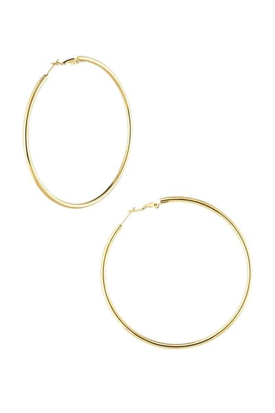 Yehwang - Oorbellen - Hoops - Medium - Oorringen - Goud - Stainless Steel