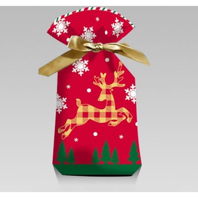10 stuks Kerstcadeauzak met trekkoord Kerstman Nieuwjaar 2024 Grote snoepzak Koekjesverpakkingszak Navidad Kerstmis Huisdecoratie