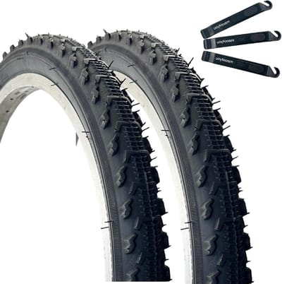 Fietsbanden Zwart - Banden Set - Veilige Rit - Robuust Duurzaam Design - 20 x 1.95 inch - Zwart