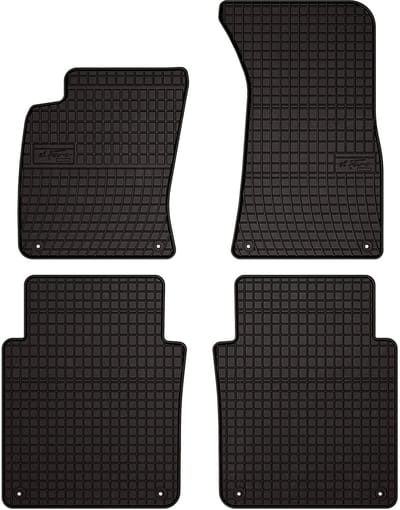 Wielganizator SolidPRO Serie - Autovloermatten - Audi A8 D3 Long (2002-2009) - Zwart - Perfecte Pasvorm