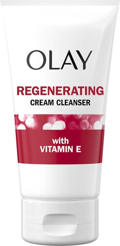 Olay Regenerist Cream Face Wash - Gezichtsreiniger met Vitamine C en BHA – Verhelderend & Exfoliërend – 150 ml