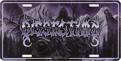 Dissection - Storm Of The Light'S Bane Metalen wandbord - Zwart/Paars
