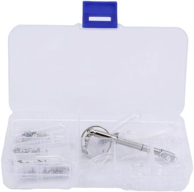 Spectacles Reparatie Schroeven en Moeren Assortiment, 183 stks Brillen Reparatie Tool Kit met Micro Schroevendraaier voor Bril en Zonnebril
