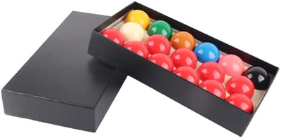 Dailygoods- Snooker Ballenset 17 Stuks - Hars Composietmateriaal - 2,1 Inch - Nauwkeurige Rondheid - Stabiliteit en Balans - Geschikt voor Wedstrijden - Biljartballen