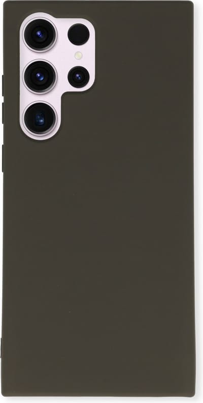 Casemania Hoes Geschikt voor Samsung Galaxy S23 Ultra - Grijs - Extra Stevig Siliconen Back Cover