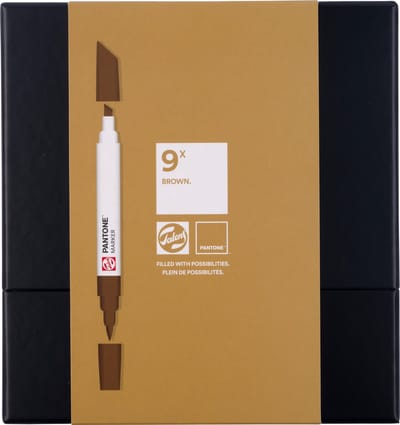 Talens | Pantone marker set 9x Brown