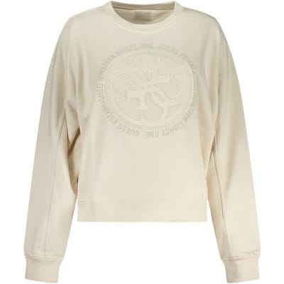 Guess Jeans Witte Katoenen Dames Sweatshirt