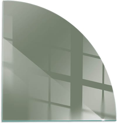 Tulup Kachel Vloerplaat - Olijfkleur Vloerplaat Openhaard - 1/4 100 cm x 100 cm - Groente Plaat Voor Onder Kachel - Kwartaal Kachel Vloerplaat - Vloerplaat Voor Houtkachel - Onderplaat Kachel - Vloerplaat Voor Kachel