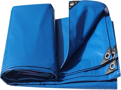 Afdekzeil met Oogjes - Waterdicht Zeil - Tuin Bescherming - 99% UV Blok - 1 x 30 Meter - Blauw