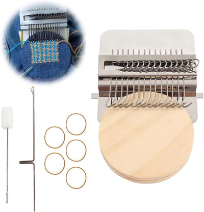 Mini Stopmachine - Repareer Tool - Kleding Herstellen - Creatief Naaigerei - 14 Haaks - N.v.t.
