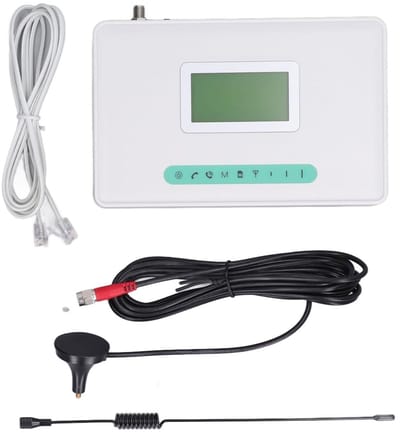 OmGoods - Dailygoody - Vaste Draadloze Terminal, Quad-band GSM-simkaart Telefoonlijn Desktop Beller-ID-kiezer GSM850/900/1800/1900MHZ met LCD-display met Achtergrondverlicht